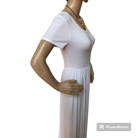 White maxi summer dress, NWT, S - Picture 12 of 15